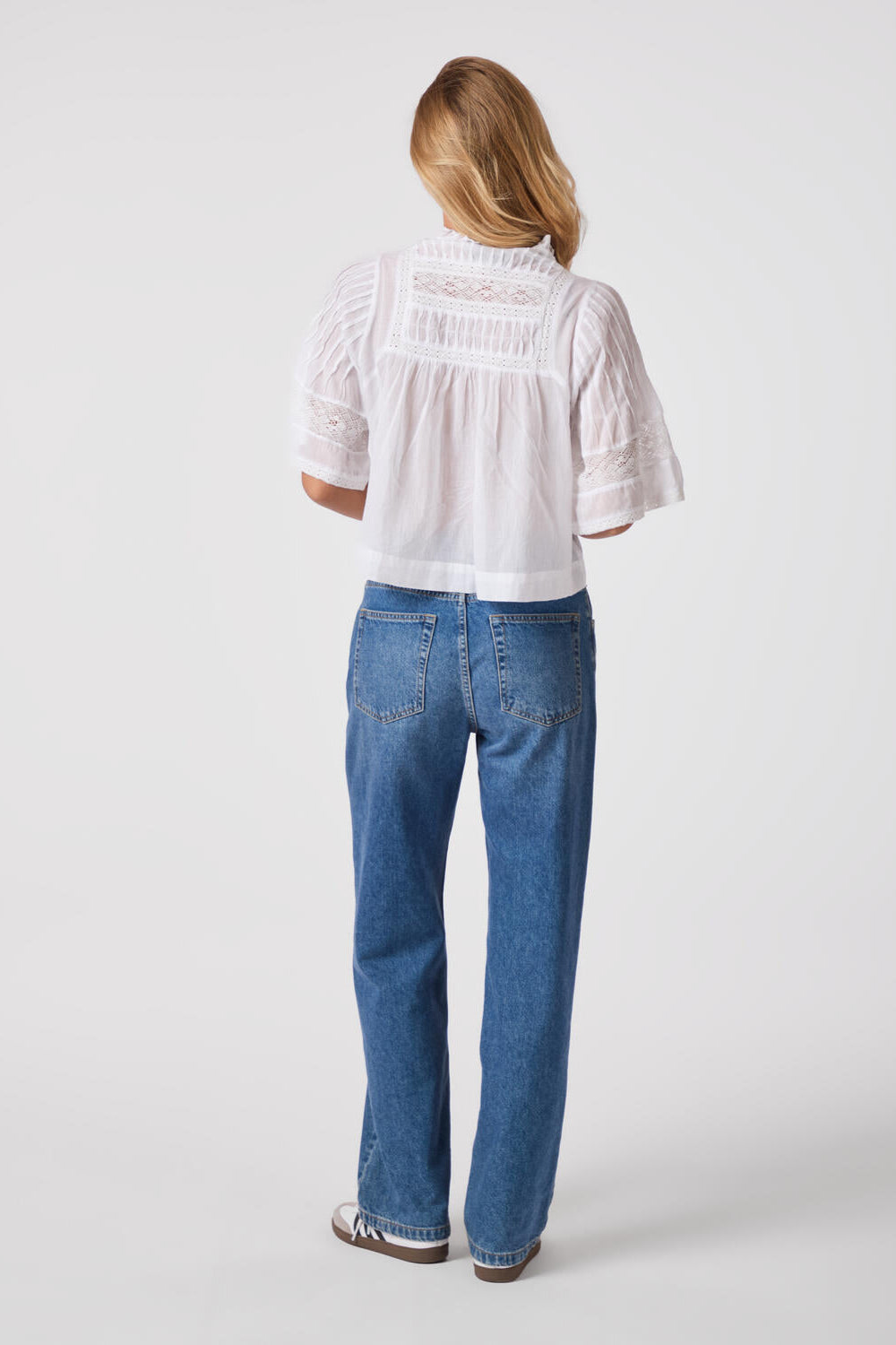 Siama S Voile top - hvid